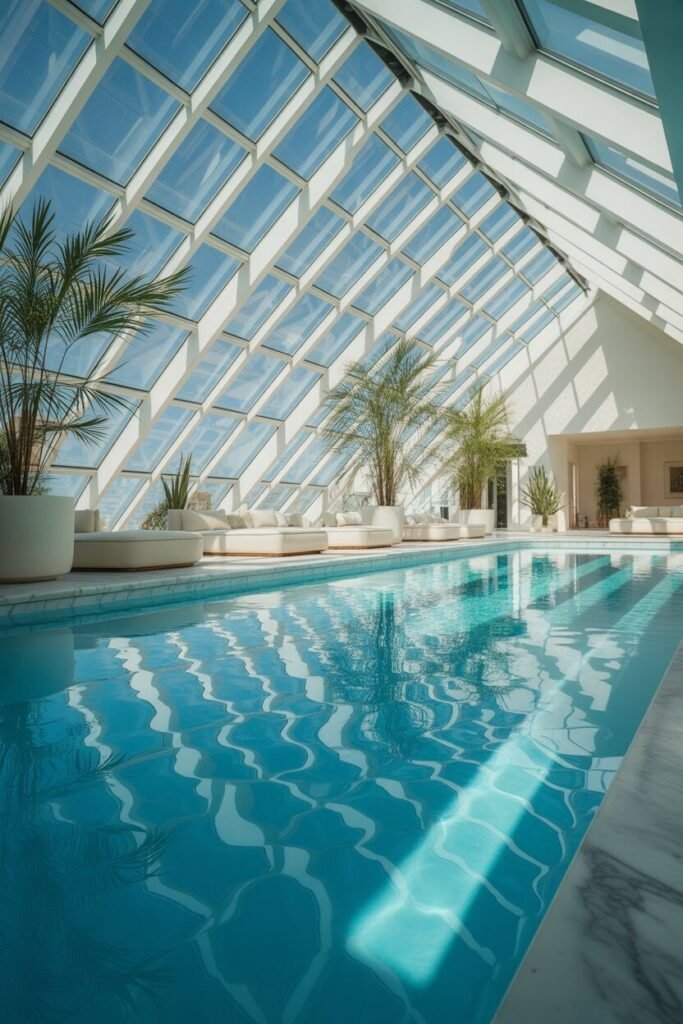 luxury indoor pool ideas 4 glass roof luxury indoor pool ideas