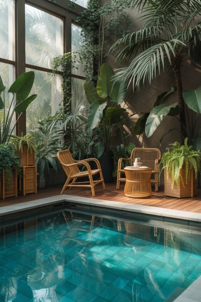 luxury indoor pool ideas 9 tropical luxury indoor pool ideas