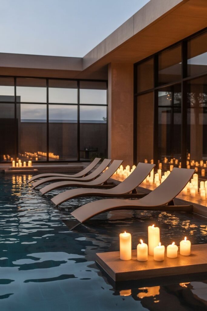 luxury indoor pool ideas 12  lounge seating luxury indoor pool ideas