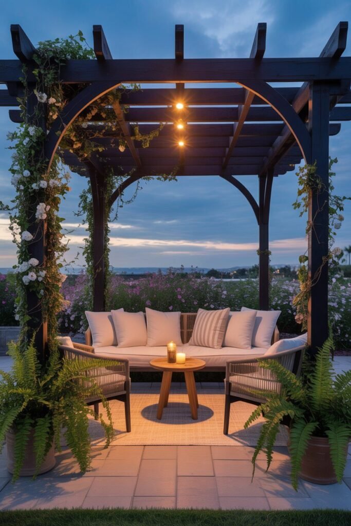 outdoor pergola with lights 11 outdoor pergola with spotlights