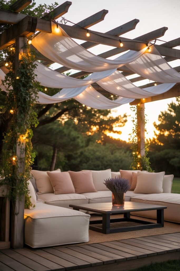 outdoor pergola with lights 12 outdoor pergola with drapes and lights