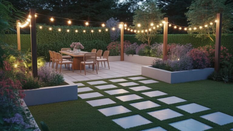 Modern backyard garden design 19 Modern backyard garden design