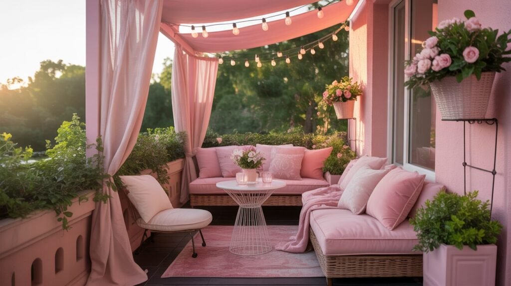 realistic photo of a pink balcony aesthe FBRSk7G9TEWm6QGiudkYnA 0srit4X0RB63LhIHPaijHQ