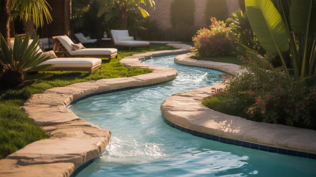 a realistic photograph of a winding lazy WwezawrVQ4y0mpM41xuwOQ vOfXMkIkTVaJjhvjU7Kxeg