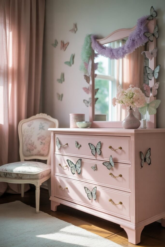 Butterfly-themed bedroom ideas 15 butterfly-themed bedroom mini furniture