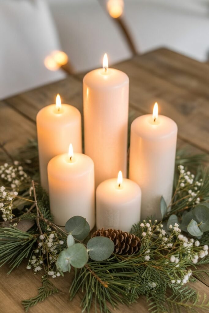 White christmas decor ideas 14 white christmas decor ideas candles