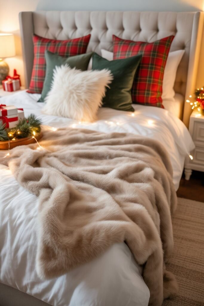 Dreamy bedroom for Christmas 3 cozy bedding dreamy bedroom for Christmas