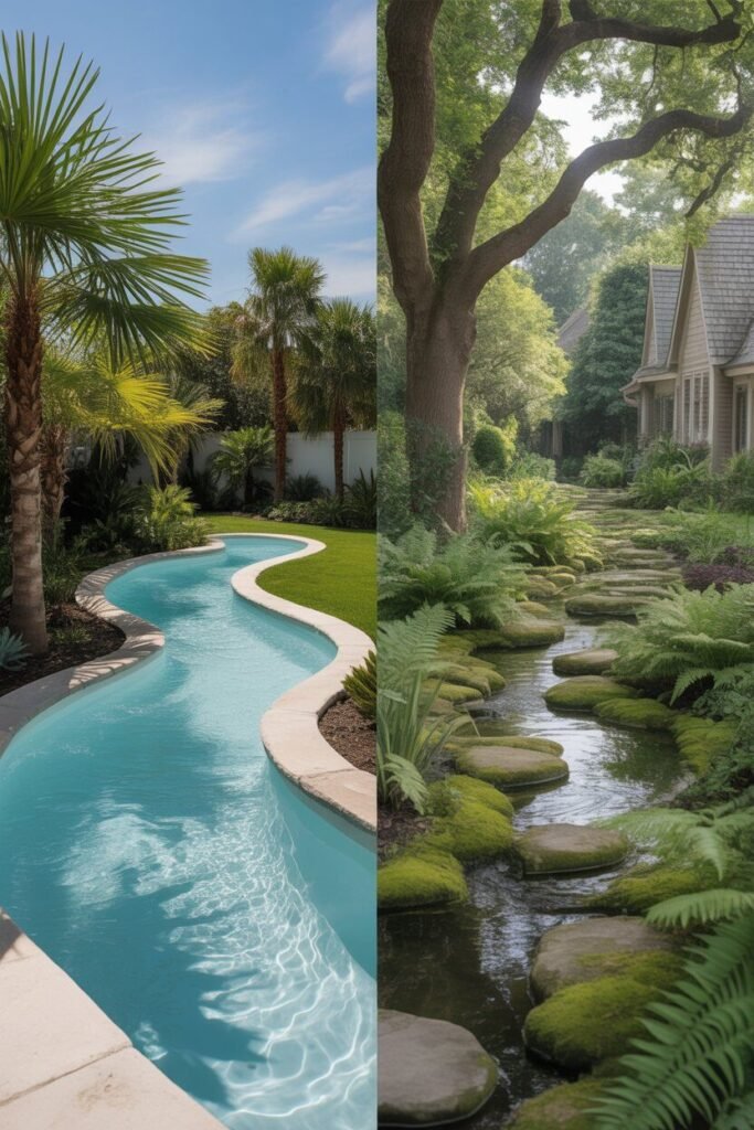 affordable backyard lazy river pool climate adapt