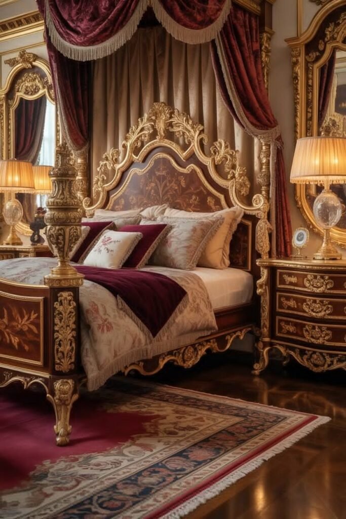 Classic furniture royal bedroom style