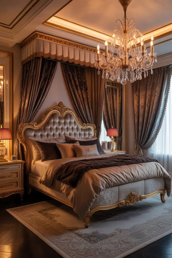 Regal atmosphere royal-style bedroom