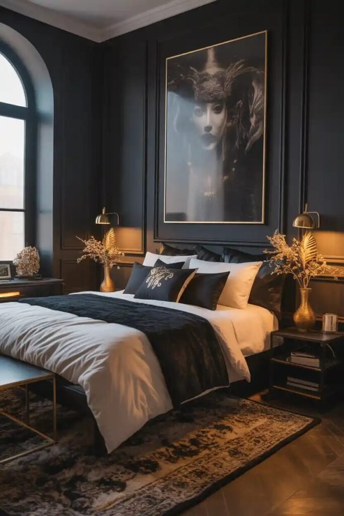Luxury dark feminine aesthetic bedroom 15 luxury dark feminine wall art