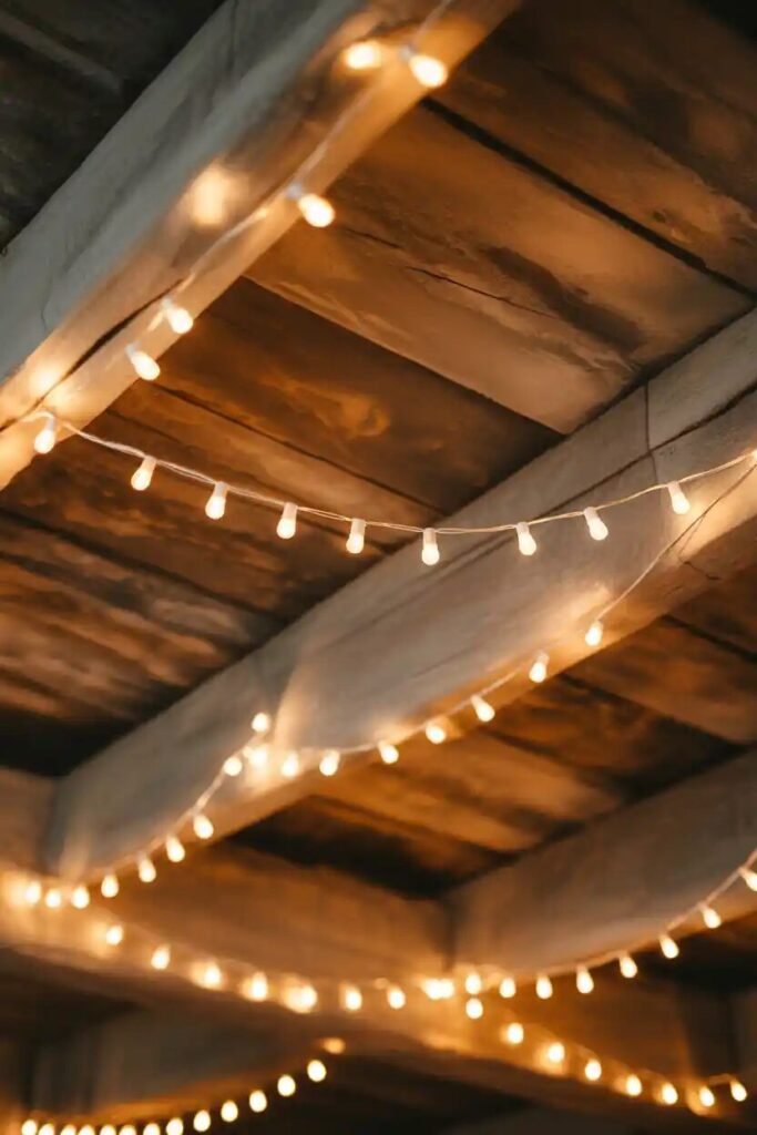 Cozy indoor movie theater setup 4 string lights cozy indoor movie theater setup