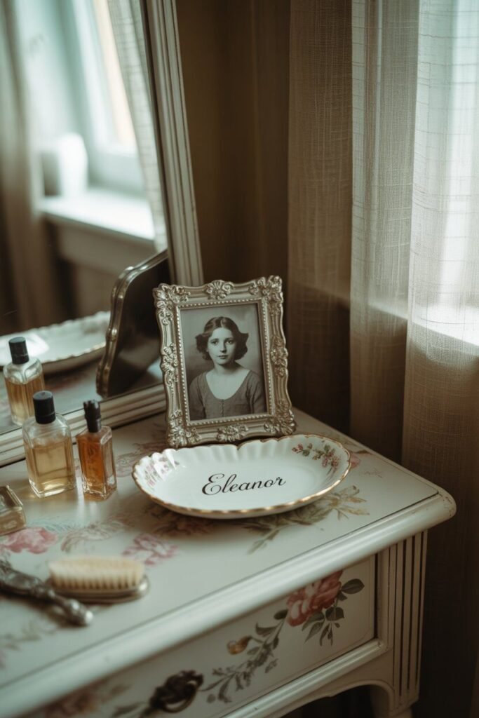 luxurious vanity setup personal touch