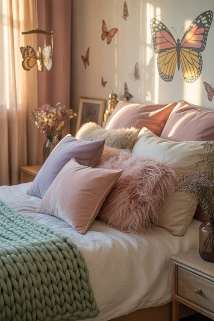 Butterfly-themed bedroom ideas 10 butterfly-themed bedroom pillows throw