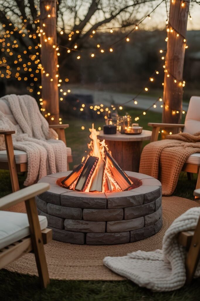 Outdoor yard ideas for Christmas 5 fire pit outdoor yard ideas for Christmas