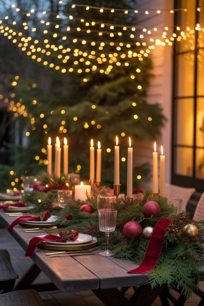 Outdoor yard ideas for Christmas 15 outdoor dining outdoor yard ideas for Christmas