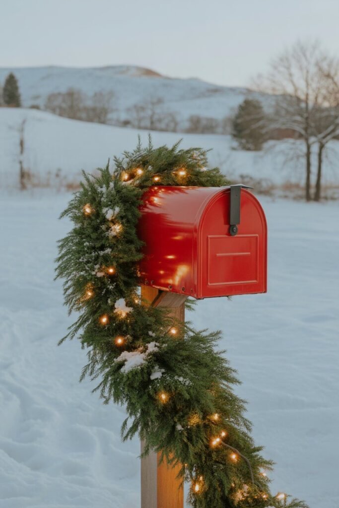 Outdoor yard ideas for Christmas 18 mailbox decor outdoor yard ideas for Christmas