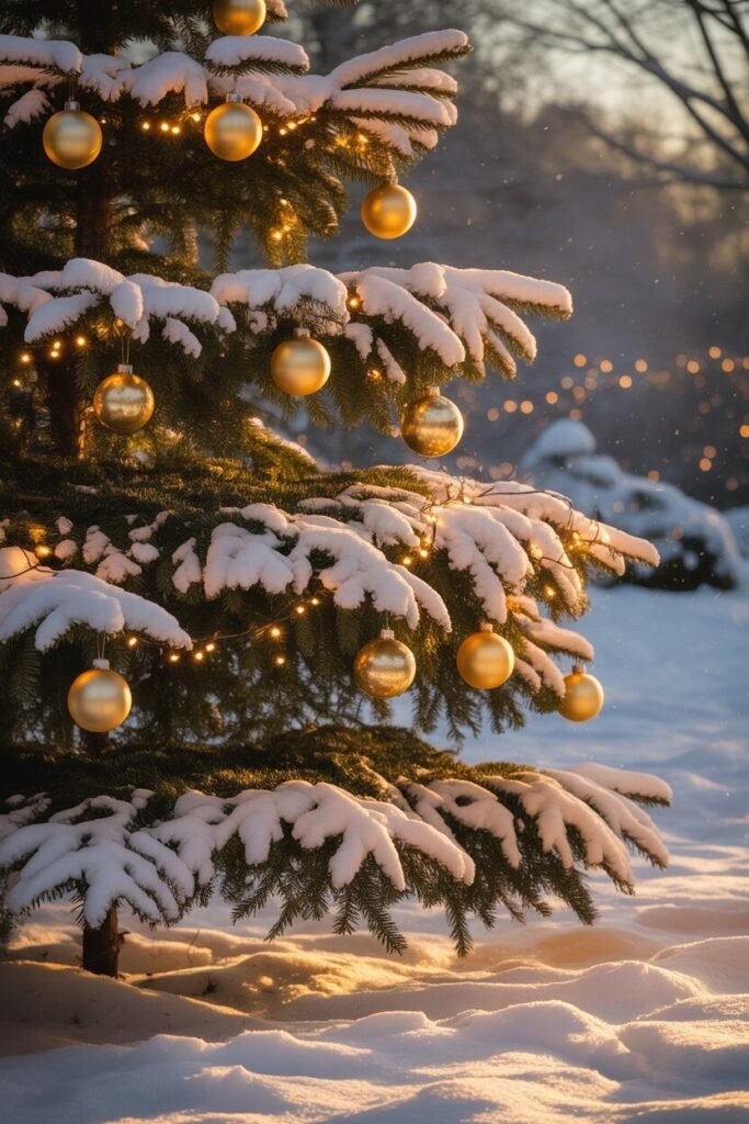 Luxury christmas patio design 8 luxury Christmas patio tree