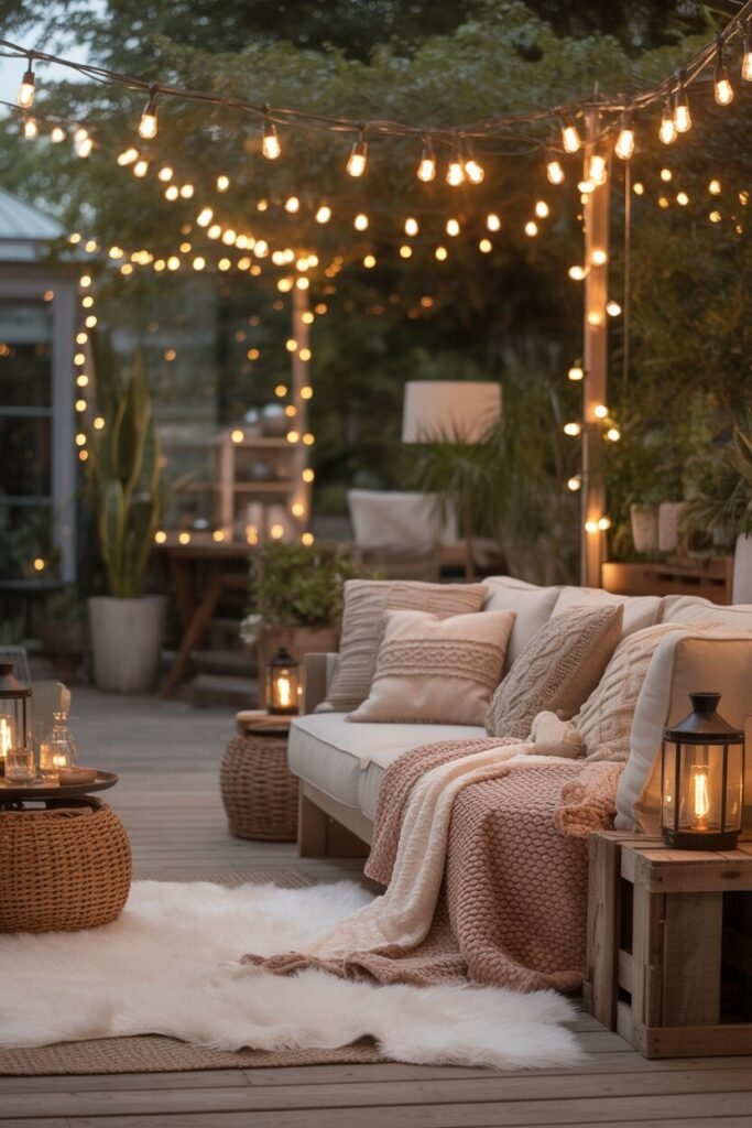 Luxury christmas patio design 10 luxury Christmas patio rugs