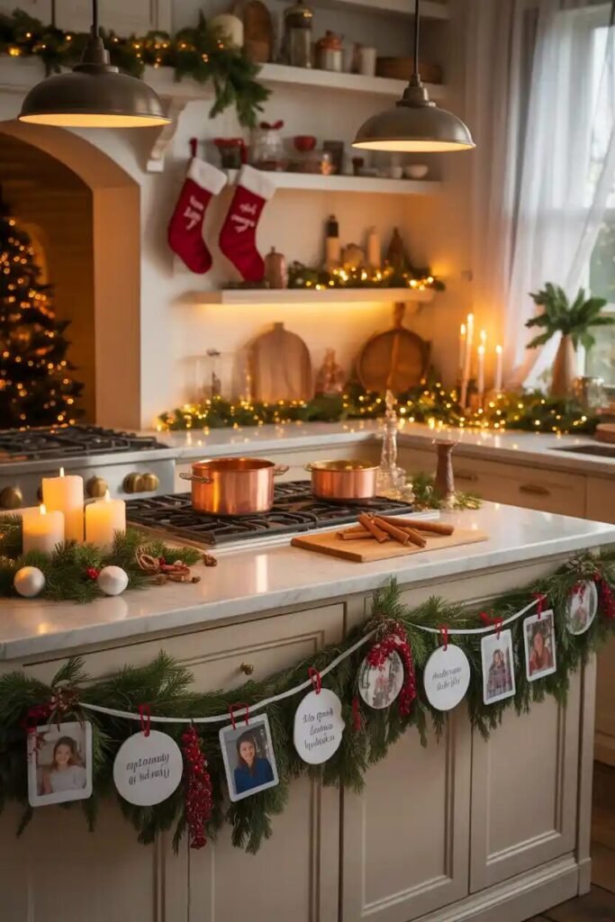 Beautifully decorated Christmas kitchen 22 personal touches beautifully decorated Christmas kitchen