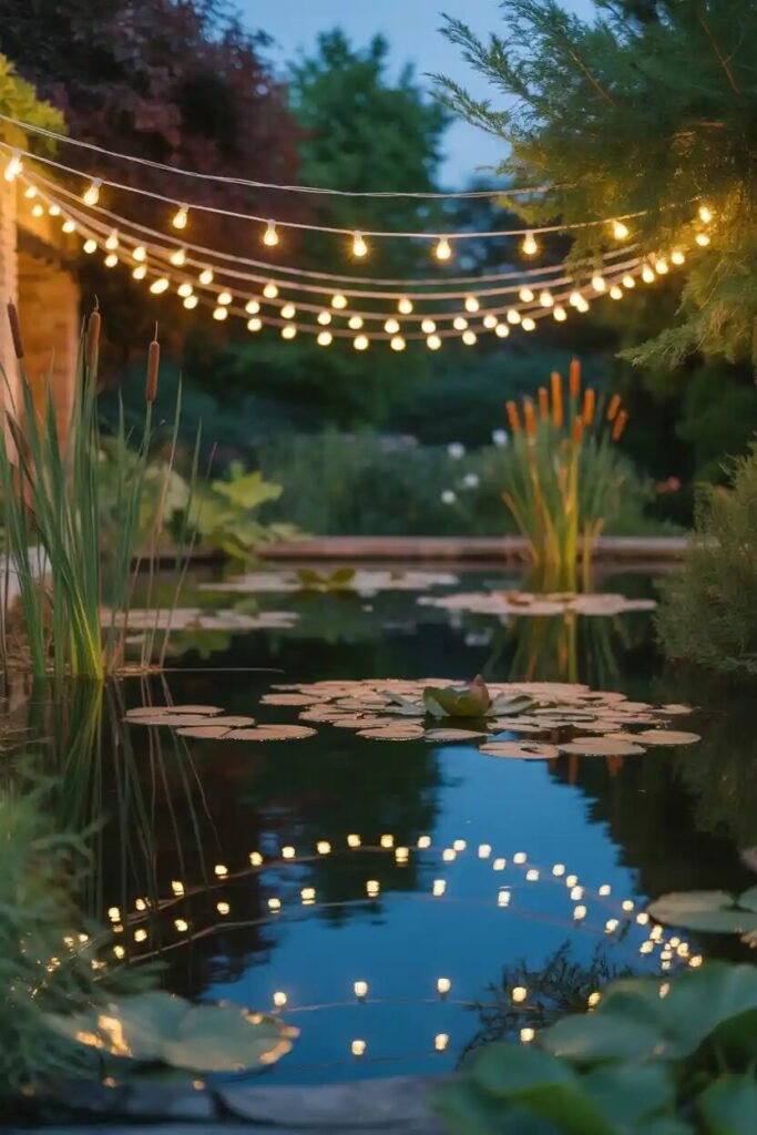  magical fairy garden scene reflections