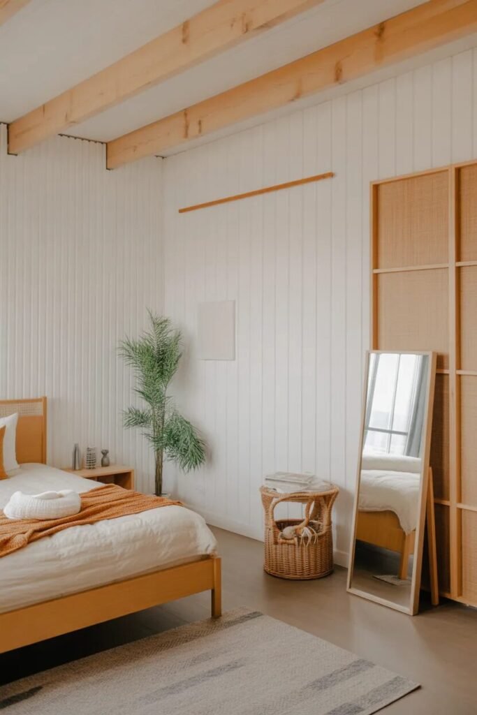 white wood 20 board and batten wall ideas master bedroom