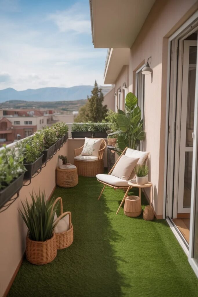 grass 17 small creative balcony ideas