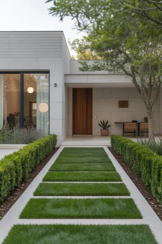minimalist 28 front yard landscaping ideas lawn