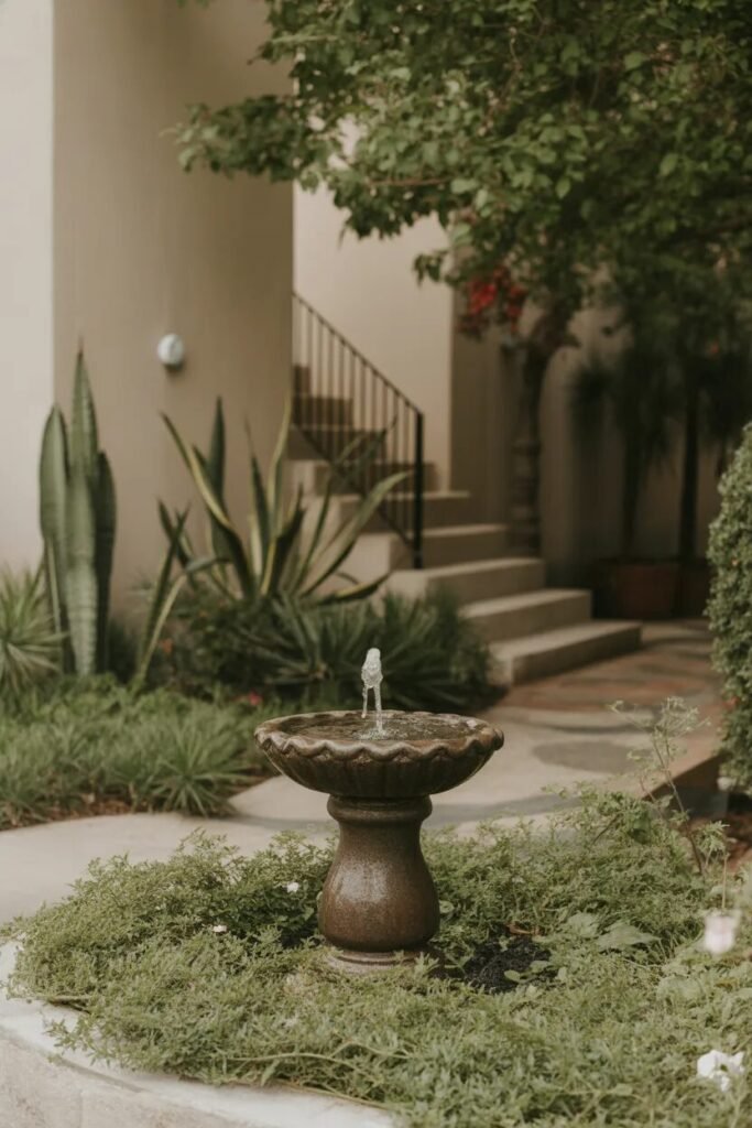water feature 28 front yard landscaping ideas
