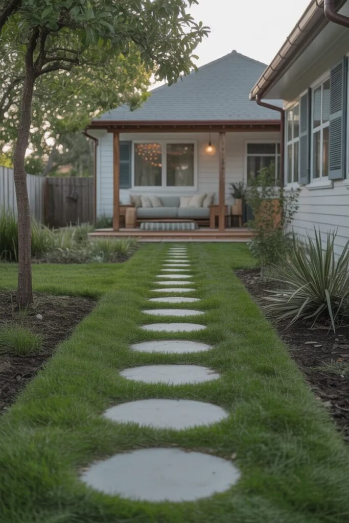stepping stones 28 front yard landscaping ideas