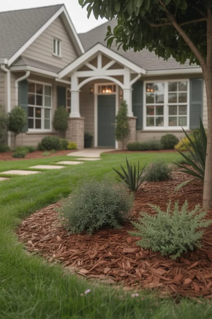 mulch 28 front yard landscaping ideas