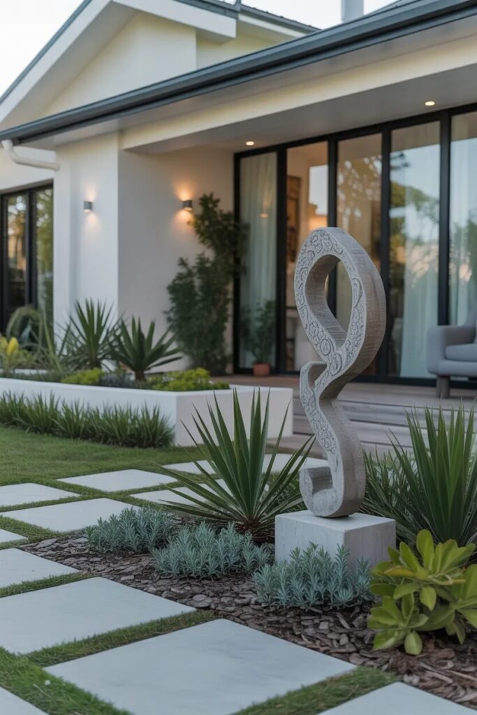 sculpture 28 front yard landscaping ideas