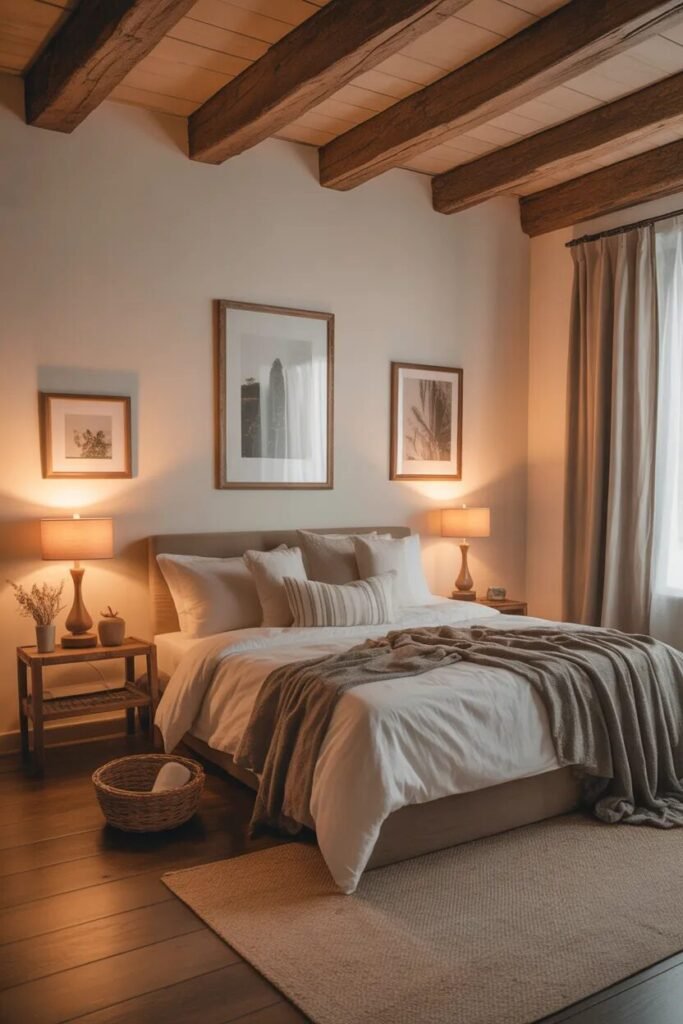  rustic fall ceiling bedroom