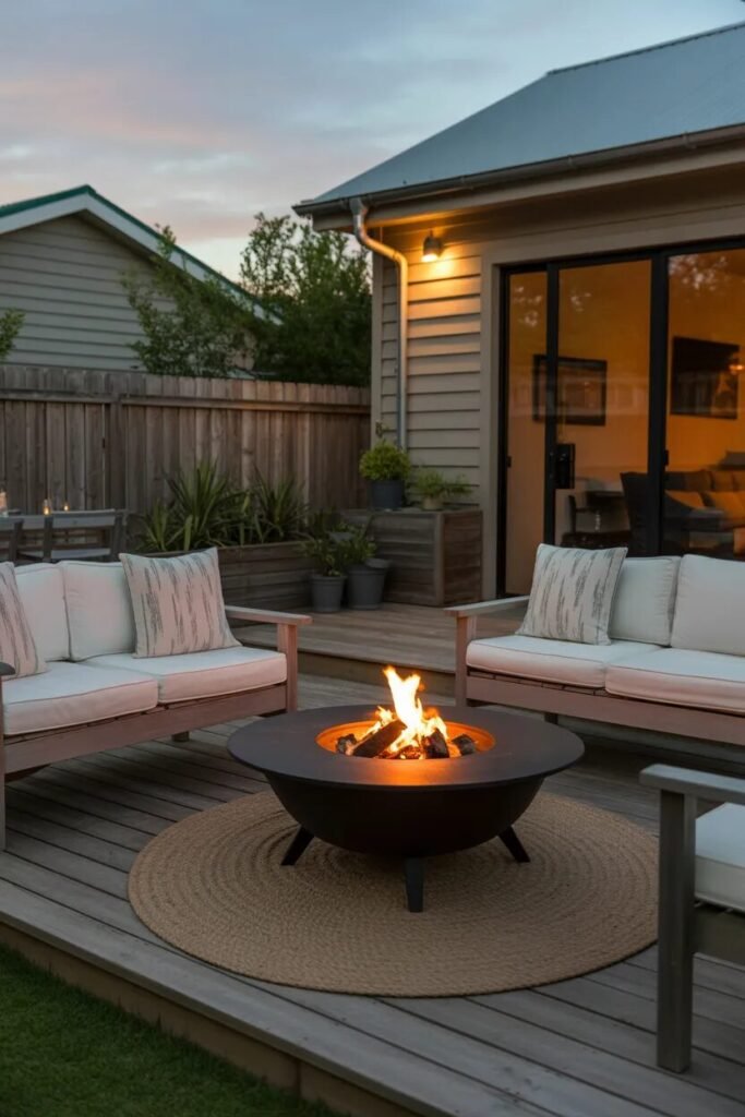 19 backyard deck ideas 9 fire pit backyard deck ideas