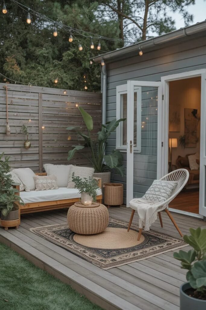 19 backyard deck ideas 12 boho backyard deck ideas
