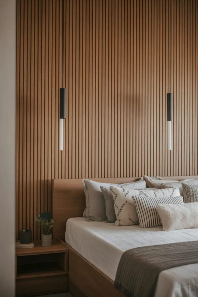 25 trendy bed back wall ideas 3 wooden trendy bed back wall ideas