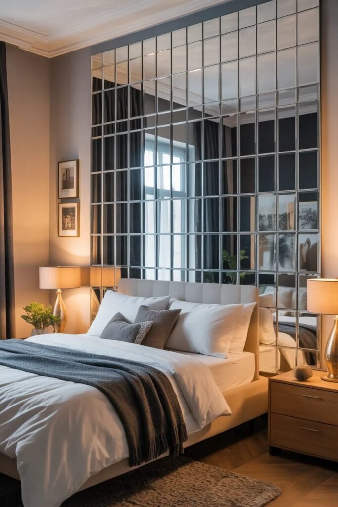 25 trendy bed back wall ideas 8 mirror trendy bed back wall ideas