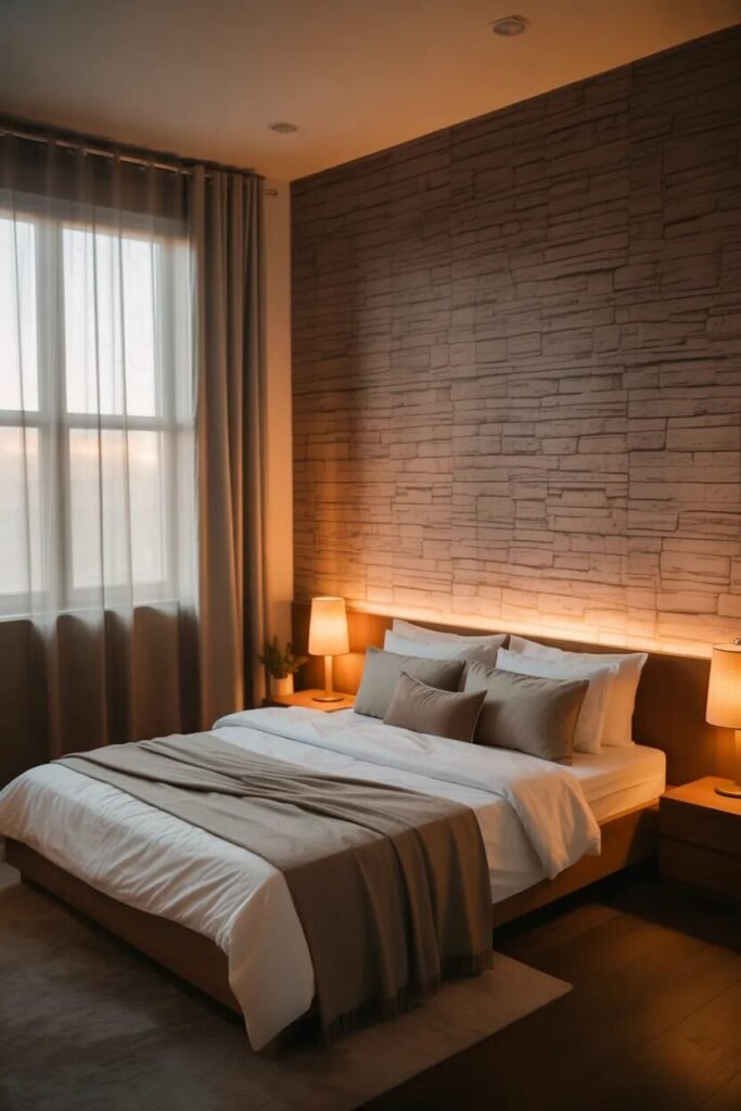 25 trendy bed back wall ideas 9 stone trendy bed back wall ideas