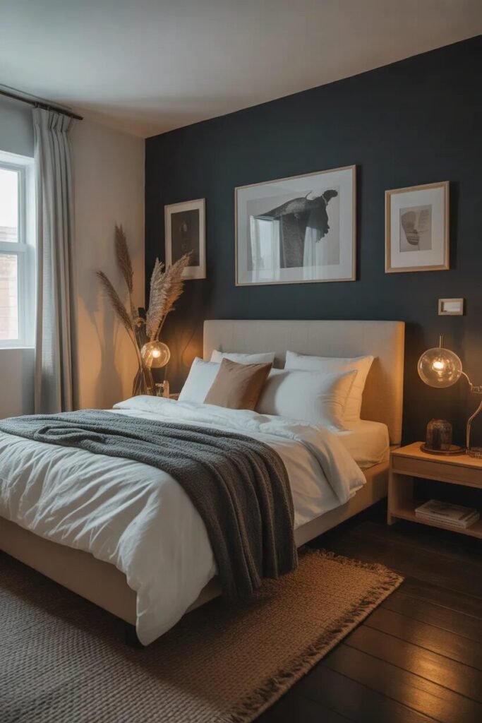 25 trendy bed back wall ideas 18 dark trendy bed back wall ideas