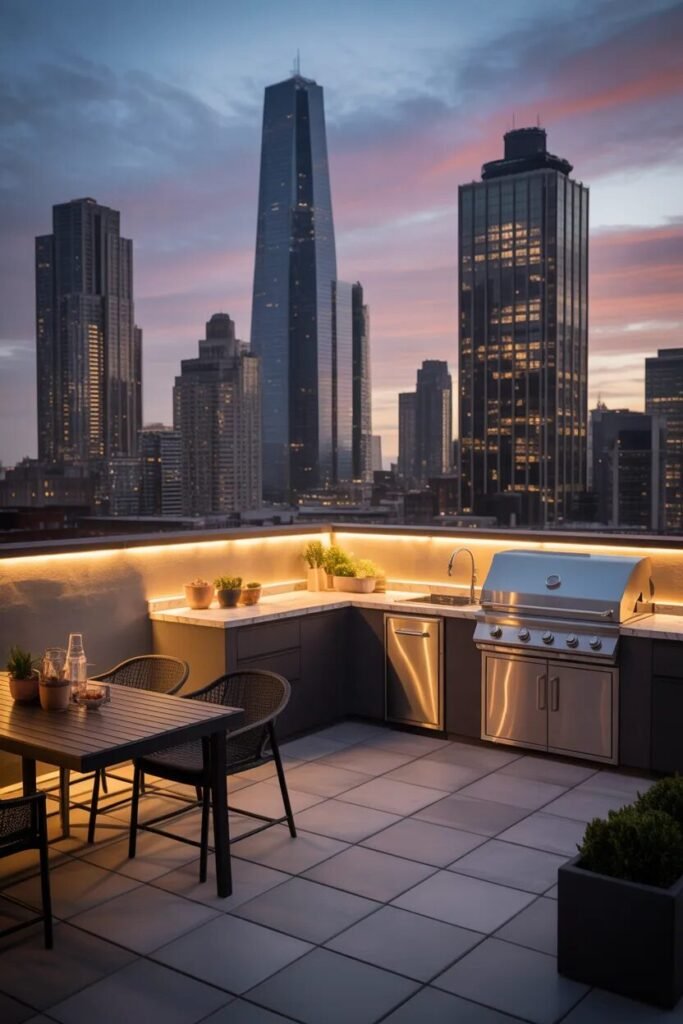 20 luxurious rooftop ideas 8 luxurious rooftop ideas kitchen setup