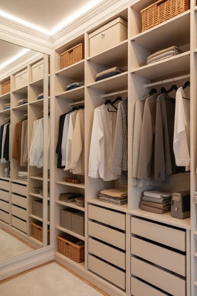closet organization ideas shelf dividers