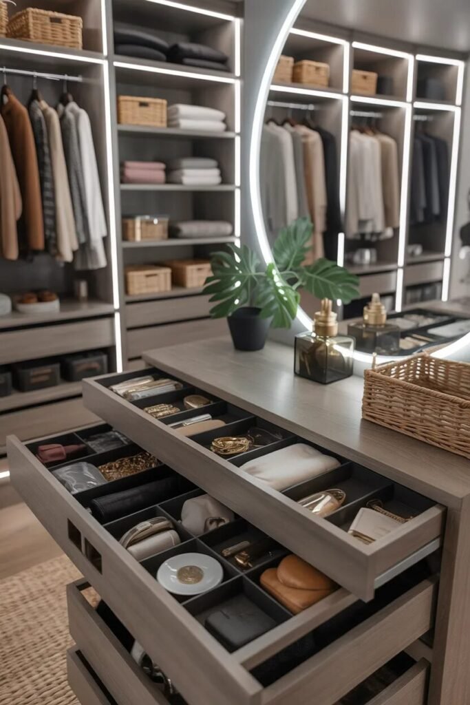 closet organization ideas drawer organizers