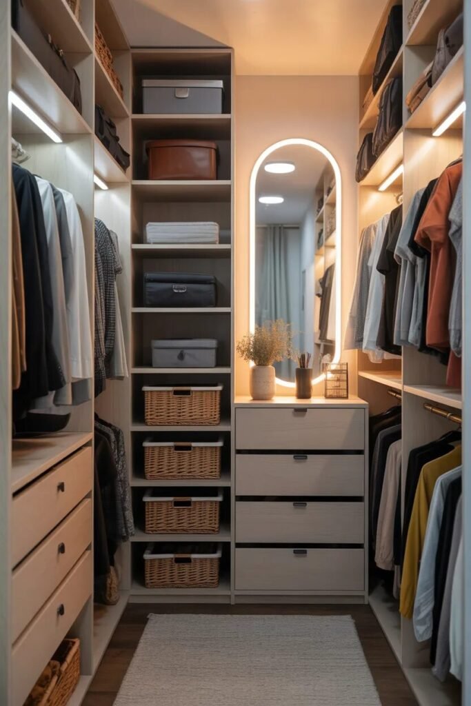 closet organization ideas vertical space
