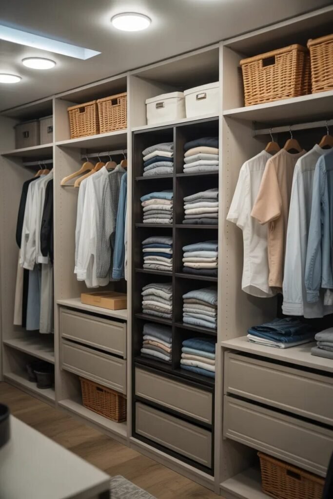  closet organization ideas folding system