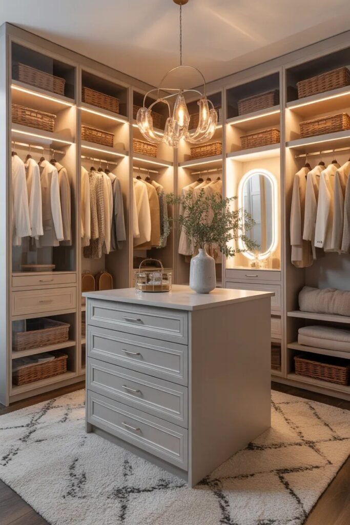 closet organization ideas closet island