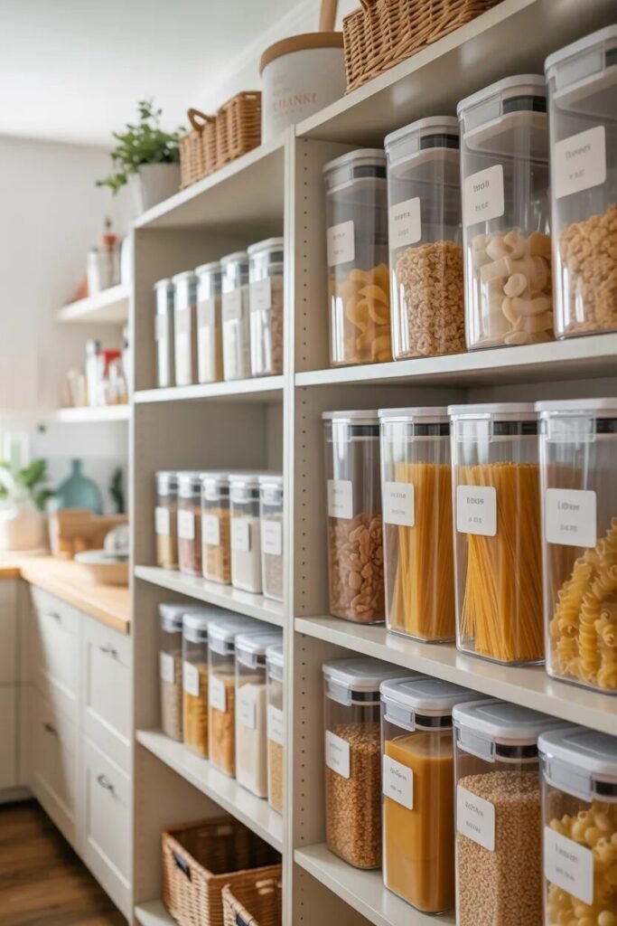 22 pantry organization ideas 2 clear containers pantry organization ideas