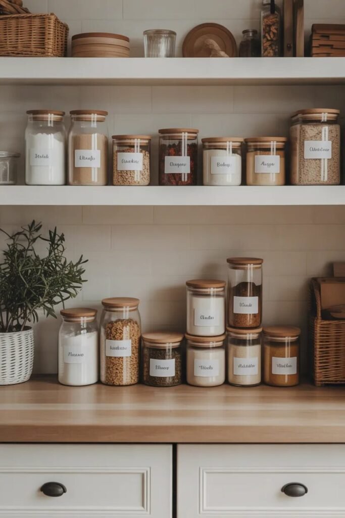 22 pantry organization ideas 5 labeled jars pantry organization ideas
