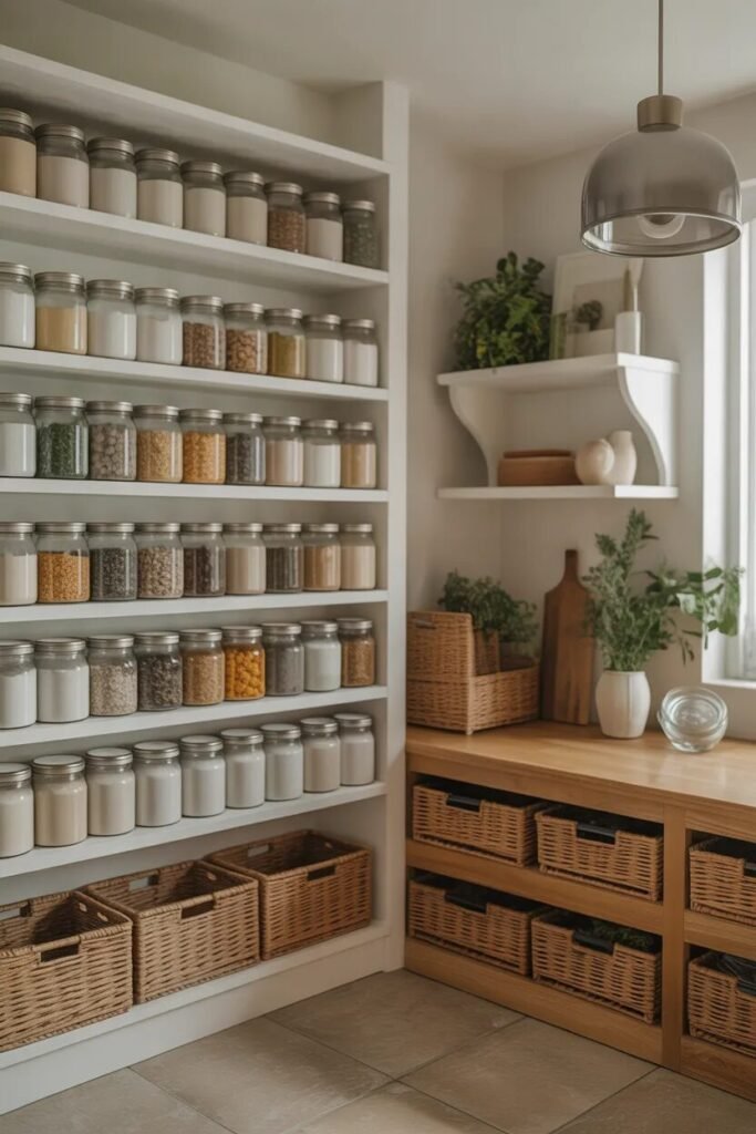 22 pantry organization ideas 13 uniform jars pantry organization ideas