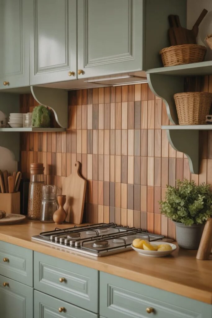 wood 22 kitchen backsplash ideas