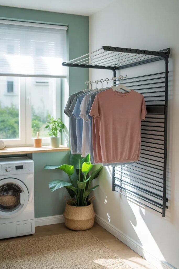 17 small laundry room ideas 3 drying rack small laundry room ideas
